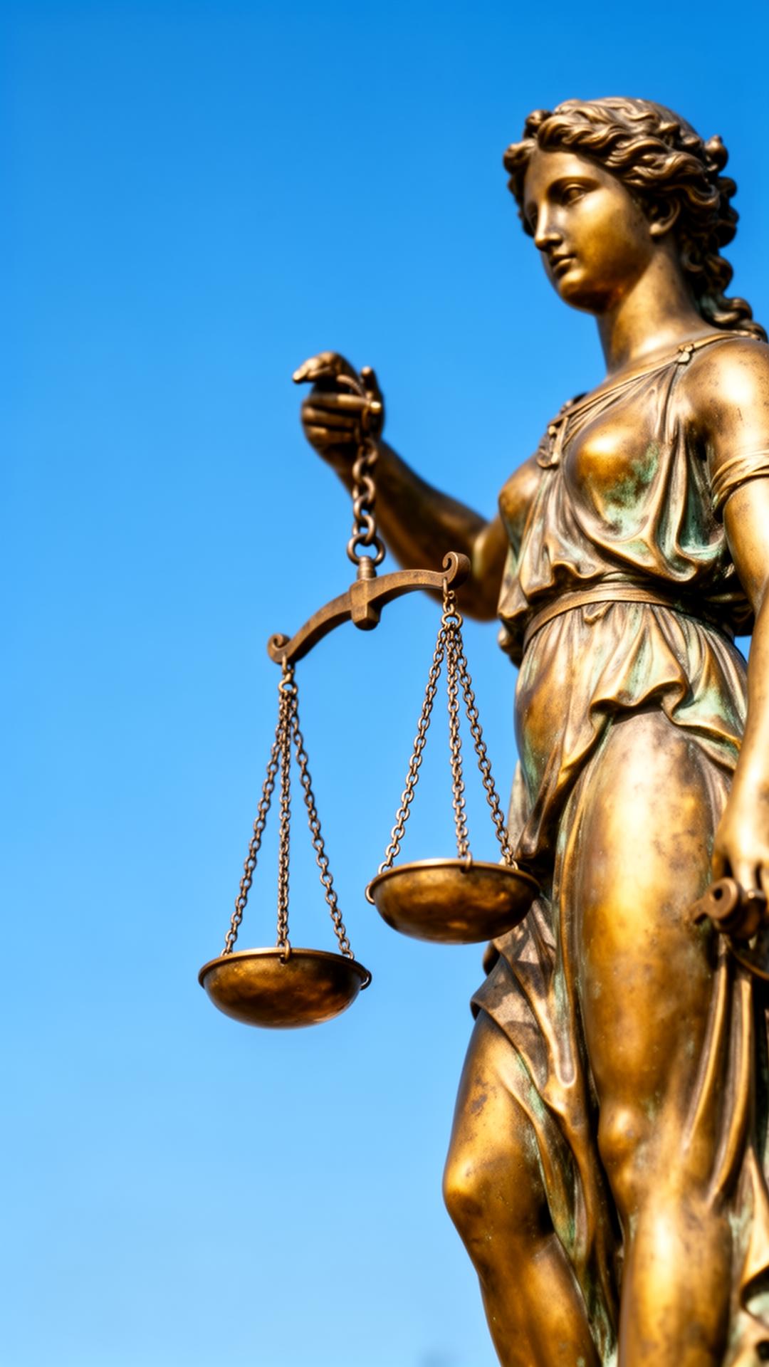 Justitia mit Waage